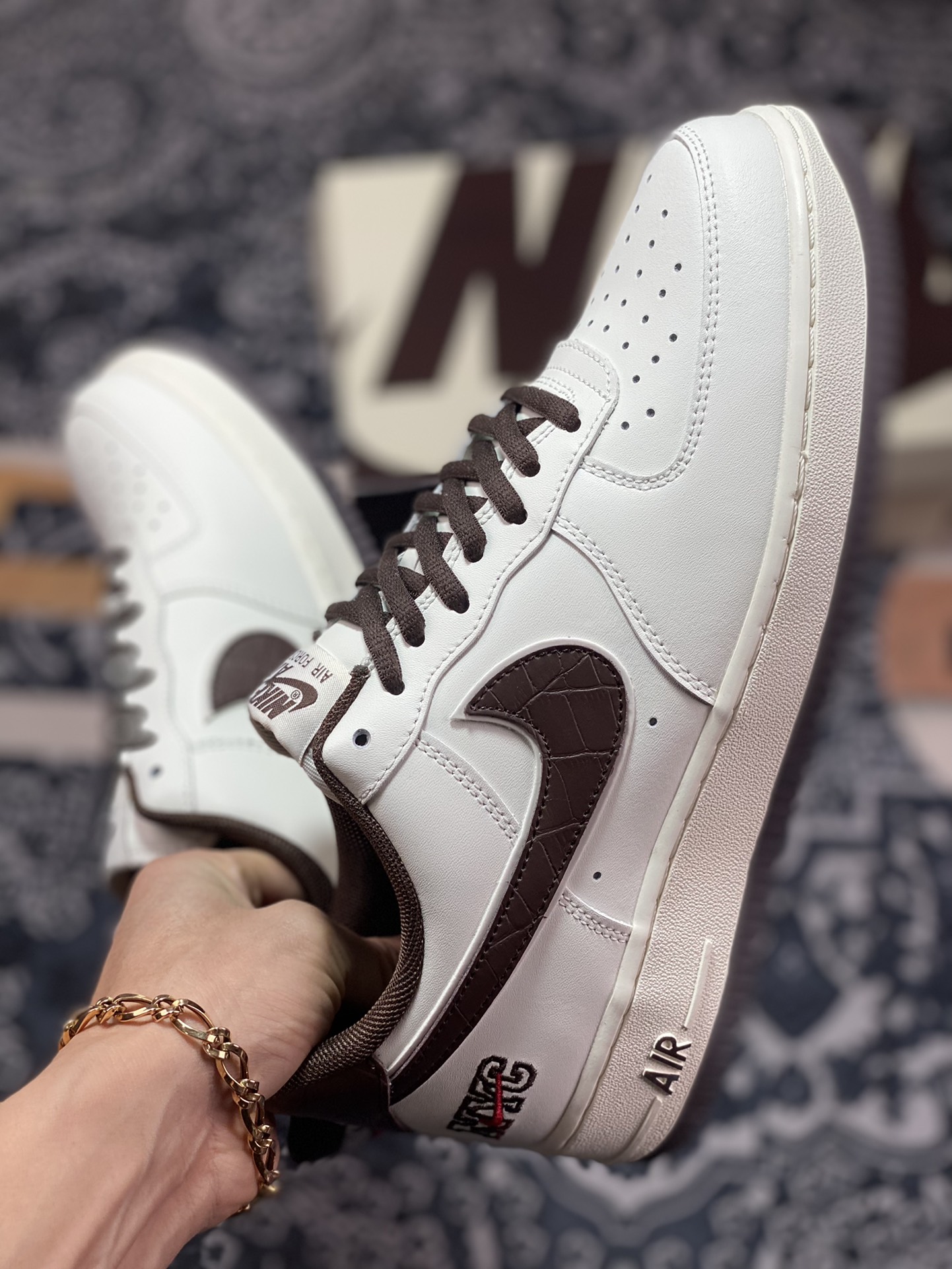 240 Nike Air Force 1 '07 Low ”NYC/White/Brown”空军一号经典低帮“皮革米白深棕NYC”CM9612-023