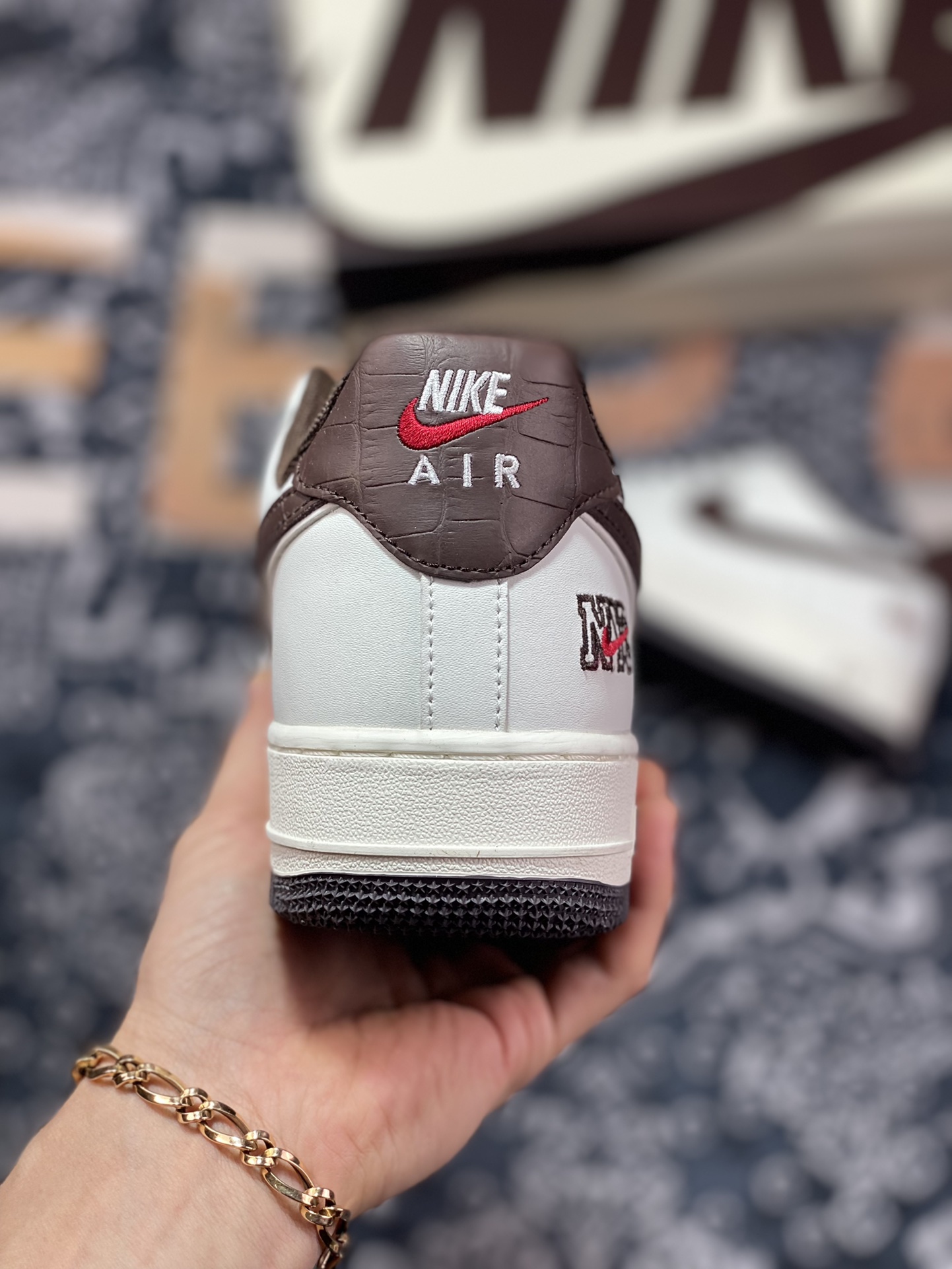 240 Nike Air Force 1 '07 Low ”NYC/White/Brown”空军一号经典低帮“皮革米白深棕NYC”CM9612-023