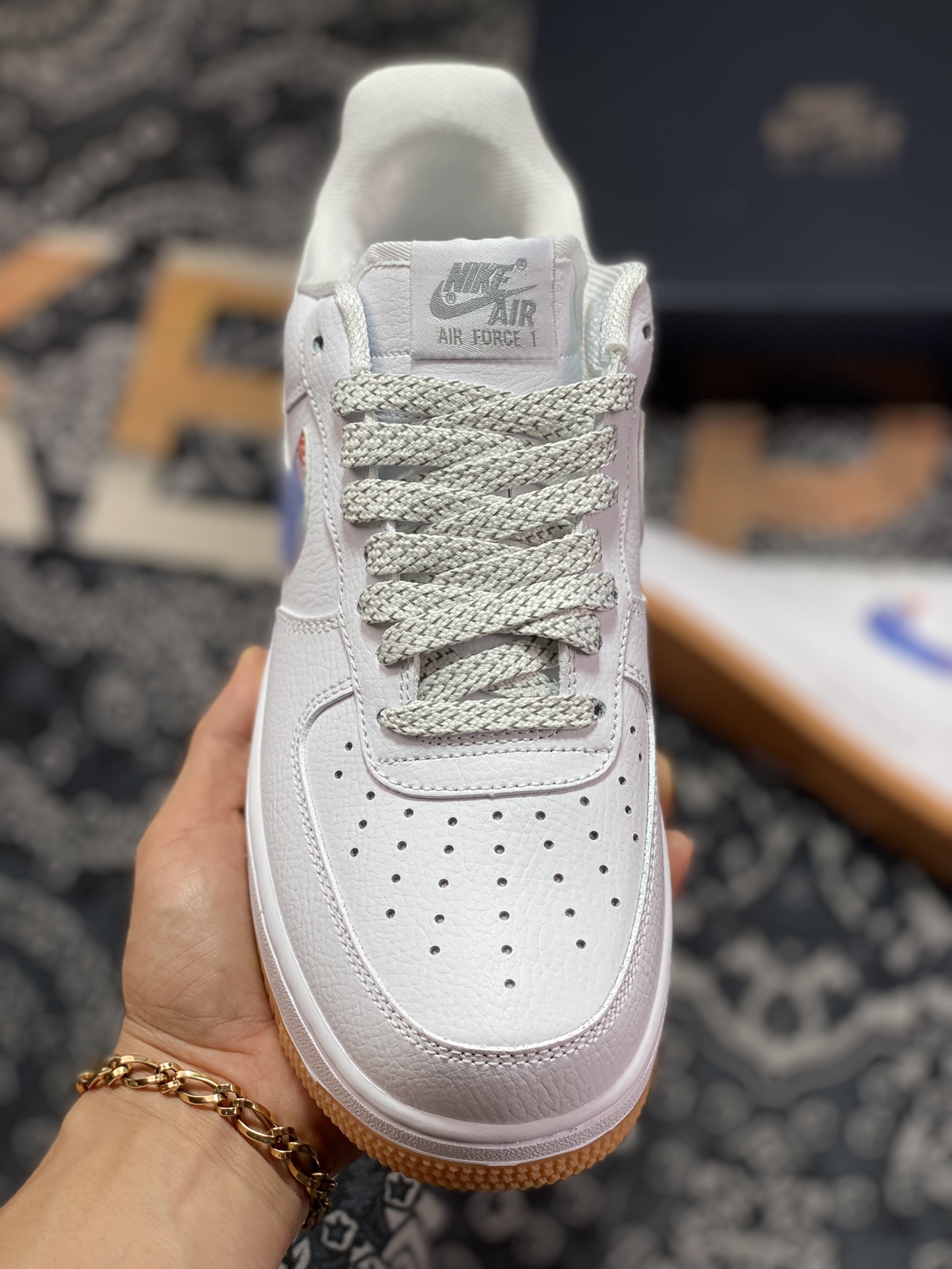 200 Nike Air Force 1’07 LV8” White/Sunrise”空军一号DH4406-201