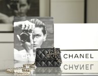 Replica Shop
 Chanel Wallet Black All Steel Spring/Summer Collection Chains