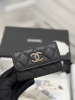 Chanel Wallet Card pack Openwork Cowhide