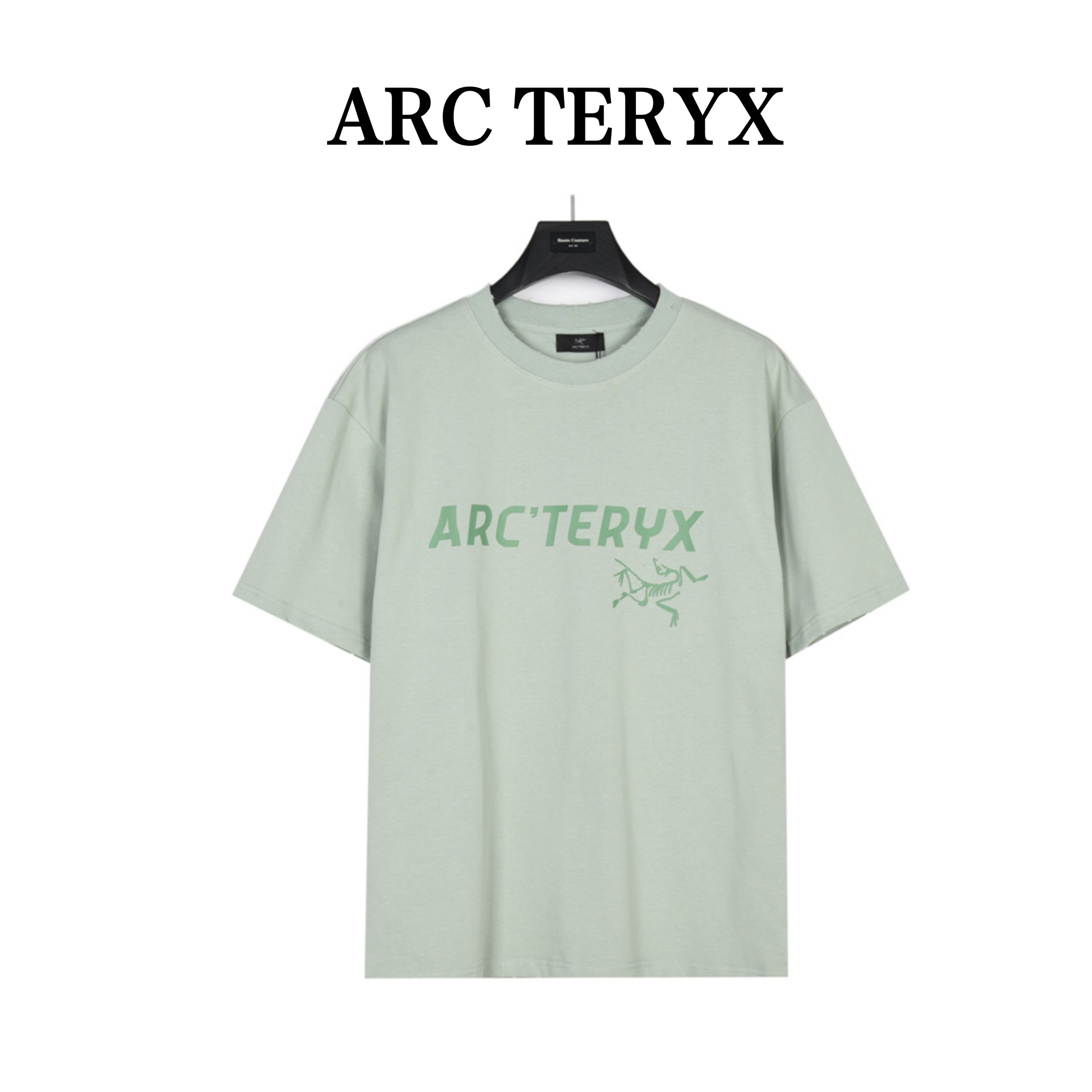 200 Arc`teryx 始祖鸟 23ss 登山者之家纪念版松花绿破洞短袖T恤