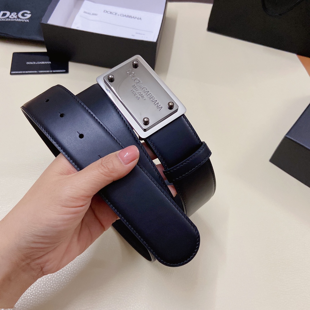 D&G杜嘉班纳官网新款.双面头层小牛