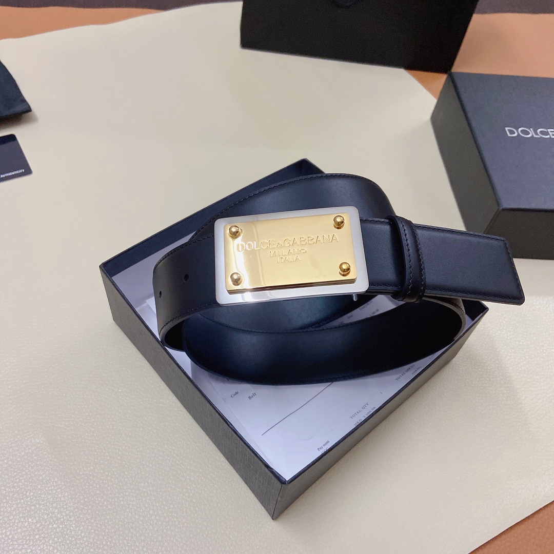 D&G杜嘉班纳官网新款.双面头层小牛