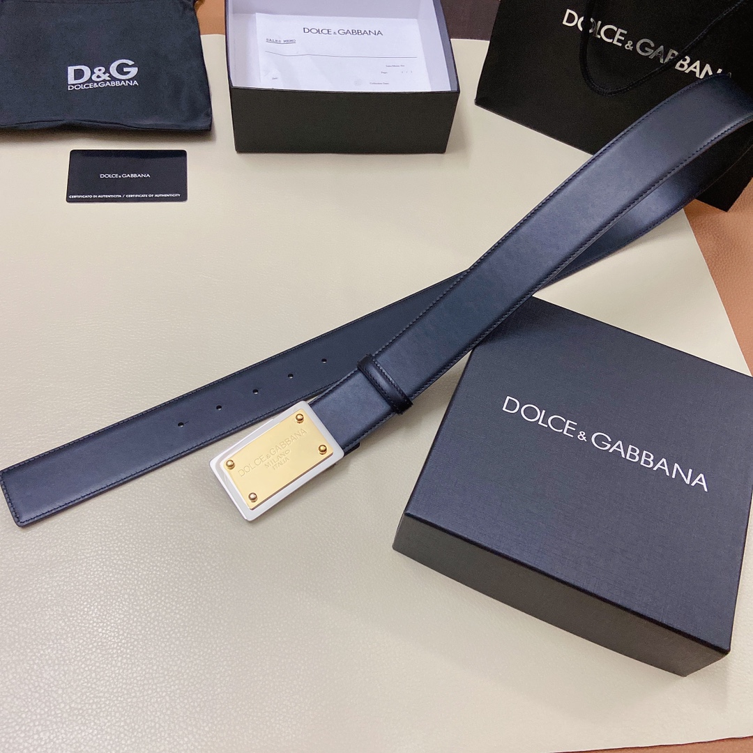 D&G杜嘉班纳官网新款.双面头层小牛