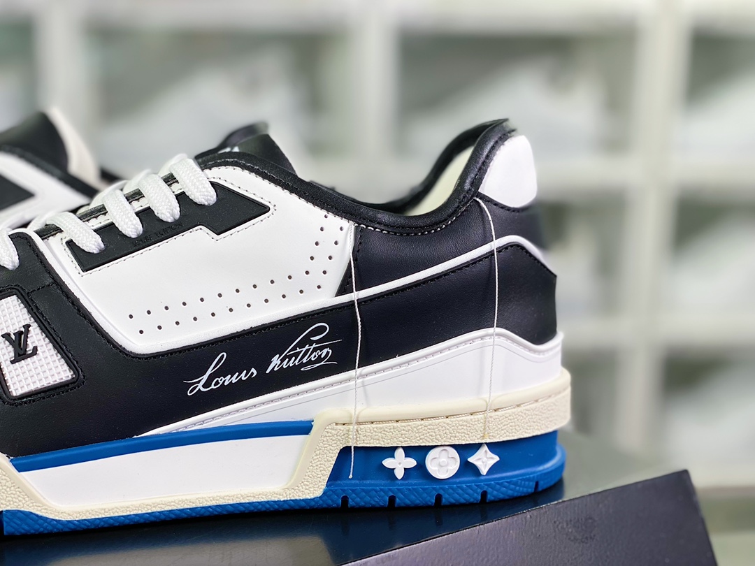 Louis Vuitton Trainer Sneaker Low low-top retro casual sports culture versatile basketball shoes 1A420N