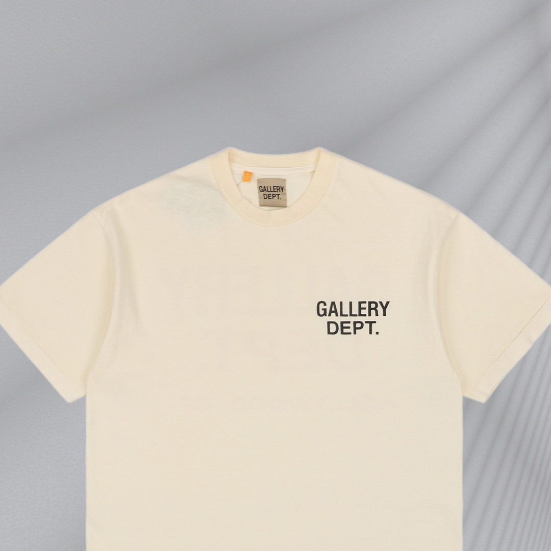 180 Gallery Dept 22ss 加州限定橘色法文字母印花短袖