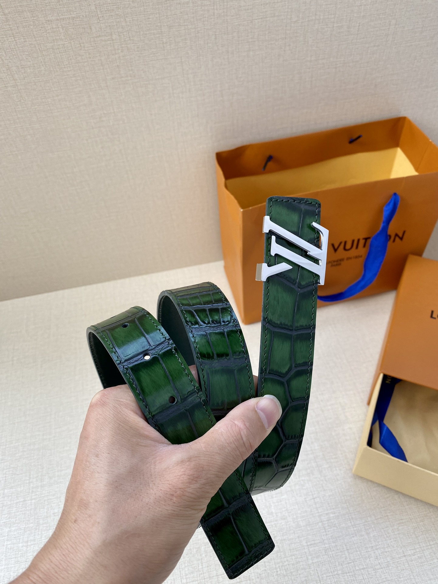 路易威登 Louis Vuitton 高定典藏奢华工坊高定皮带腰带配饰 #91C1A78B 3