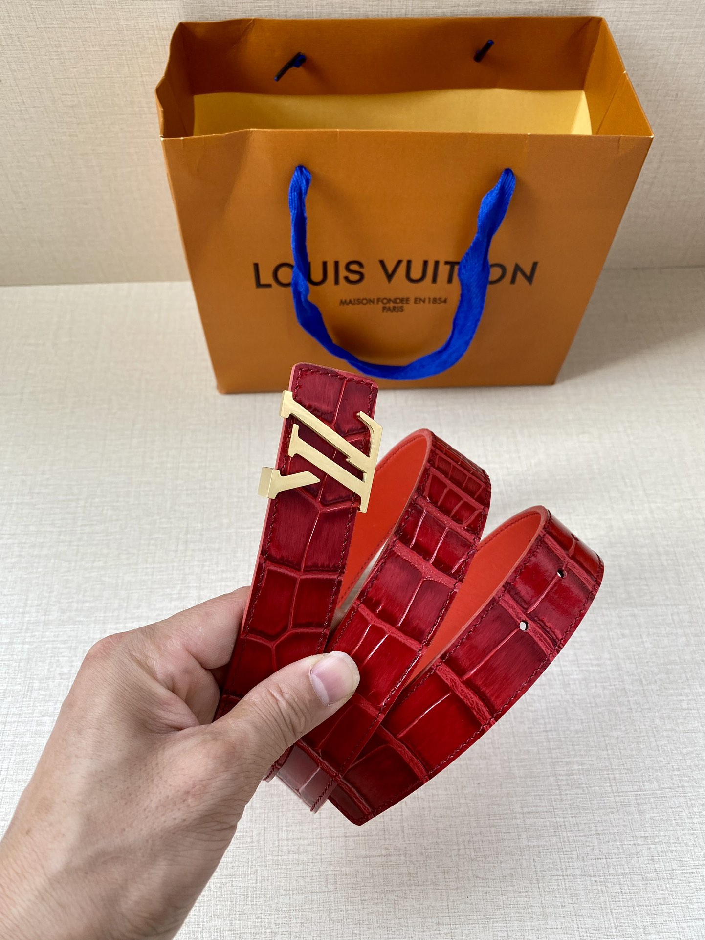 路易威登 Louis Vuitton 高定典藏奢华工坊高定皮带腰带配饰 #A7A21BCC 6