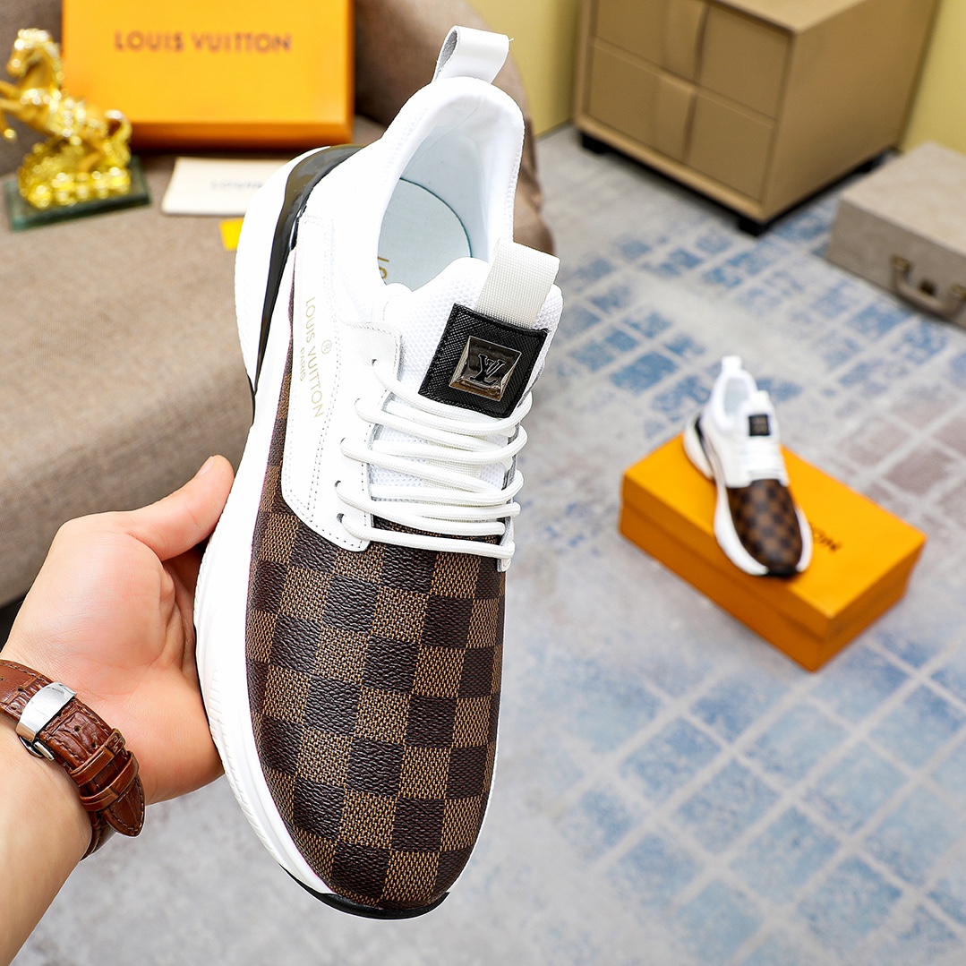 Factory precio [FENDI] Fendi clásico cómodo de los hombres, este entrenador sofisticado es hecho a m