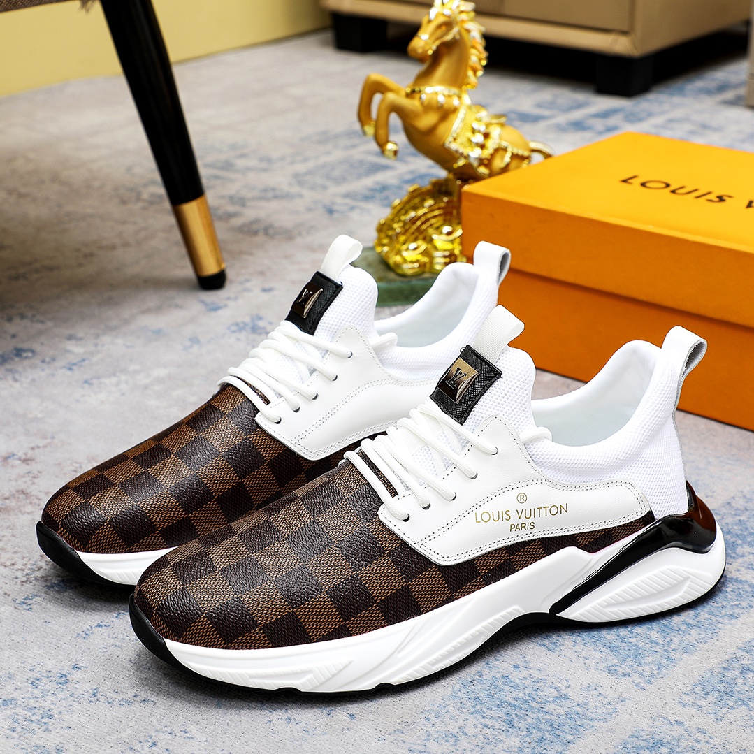 Factory precio [FENDI] Fendi clásico cómodo de los hombres, este entrenador sofisticado es hecho a m