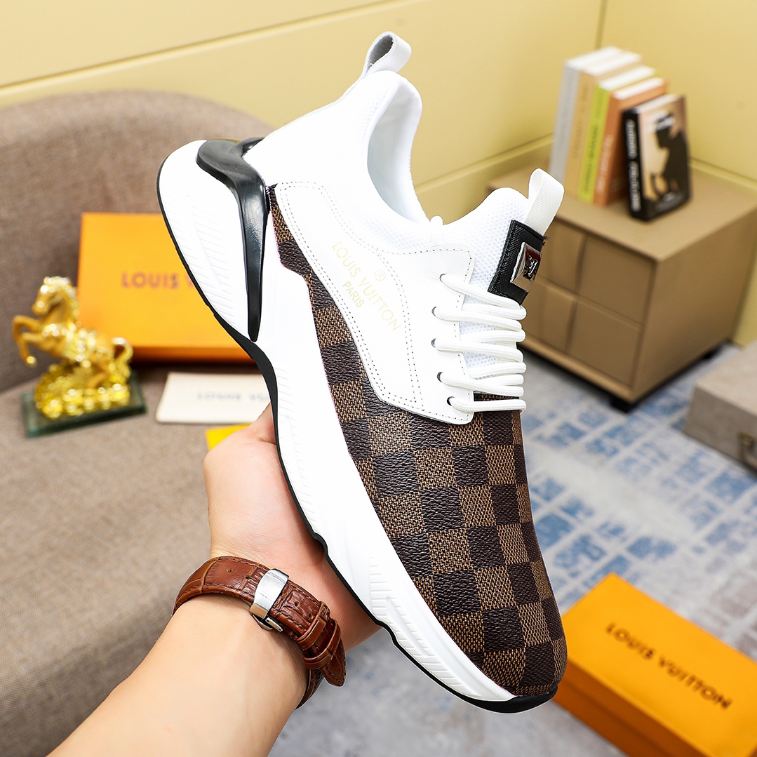 Factory precio [FENDI] Fendi clásico cómodo de los hombres, este entrenador sofisticado es hecho a m
