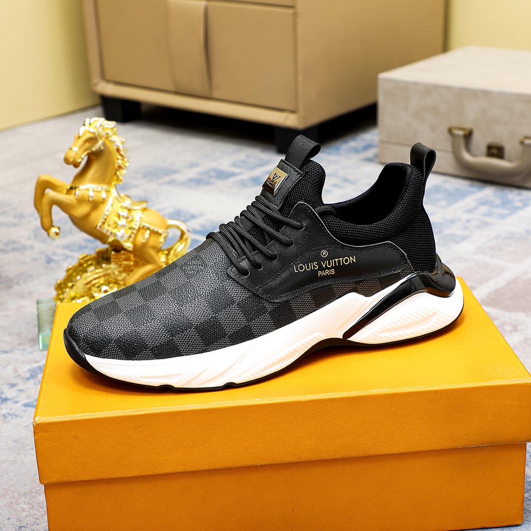 Factory precio [FENDI] Fendi clásico cómodo de los hombres, este entrenador sofisticado es hecho a m
