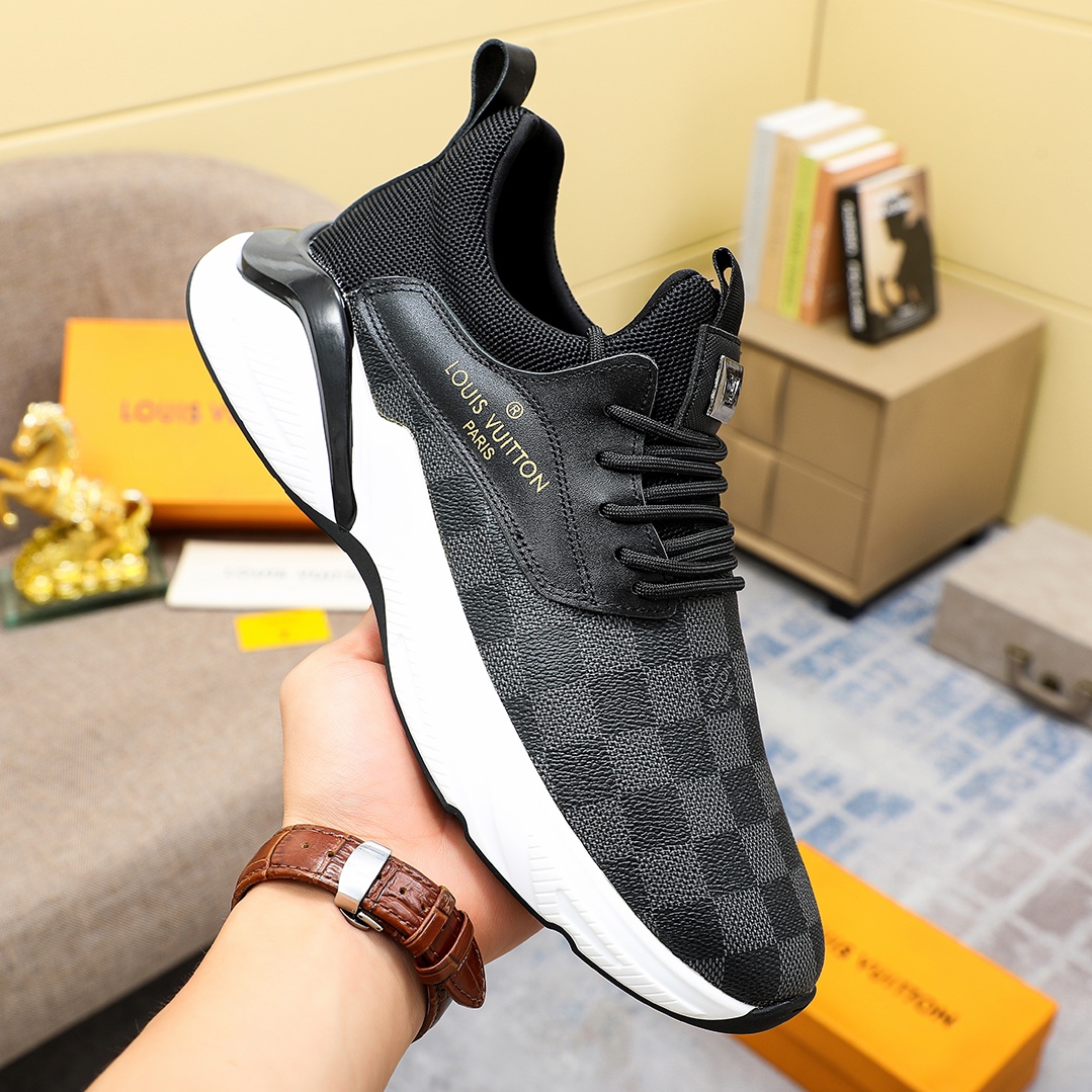 Factory precio [FENDI] Fendi clásico cómodo de los hombres, este entrenador sofisticado es hecho a m