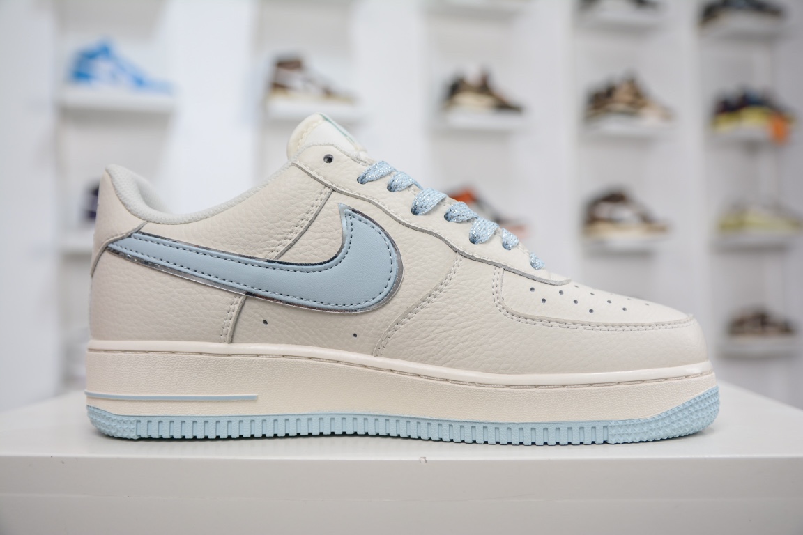 260 小红书爆款 官方定制 Nike Air Force 1 Low '07 “Keep Fresh”米月兰银 BM1996-099