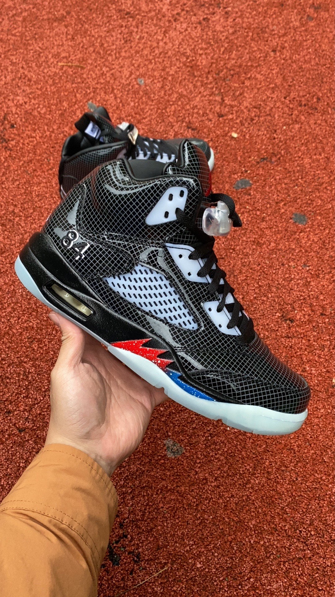 aj5变形金刚黑镜面尺码40-47.