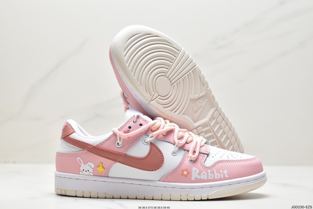 180 耐克Nike SB Dunk Low"Milk White/Pink/Smile"扣篮系DD1503-117-61