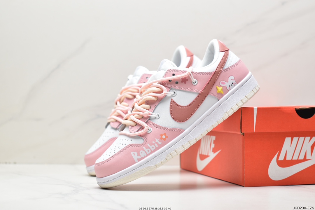 180 耐克Nike SB Dunk Low"Milk White/Pink/Smile"扣篮系DD1503-117-61