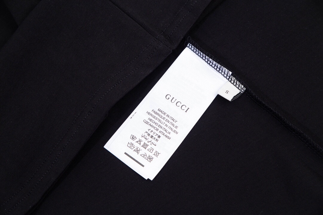 上新170 Gucci/古驰 23Fw 春夏最新 重磅联名迷彩长耳兔字母印花logo短袖