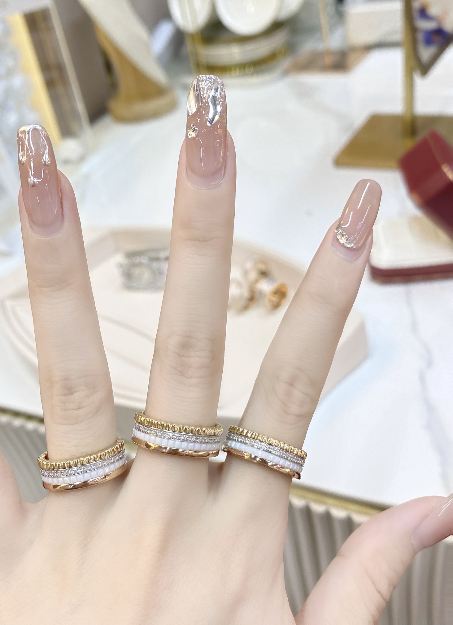 Boucheron Matching Ring Set - Comprehensive 5