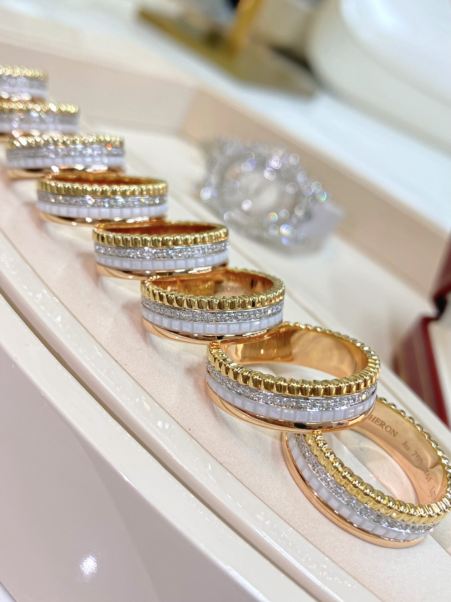 Boucheron Matching Ring Set - Comprehensive 4
