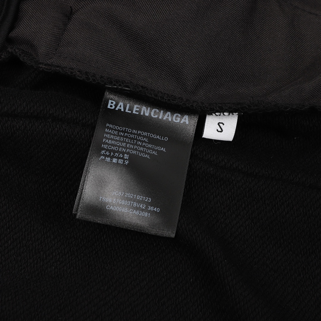 260 Balenciaga/巴黎世家 胶带印花竖腿长裤