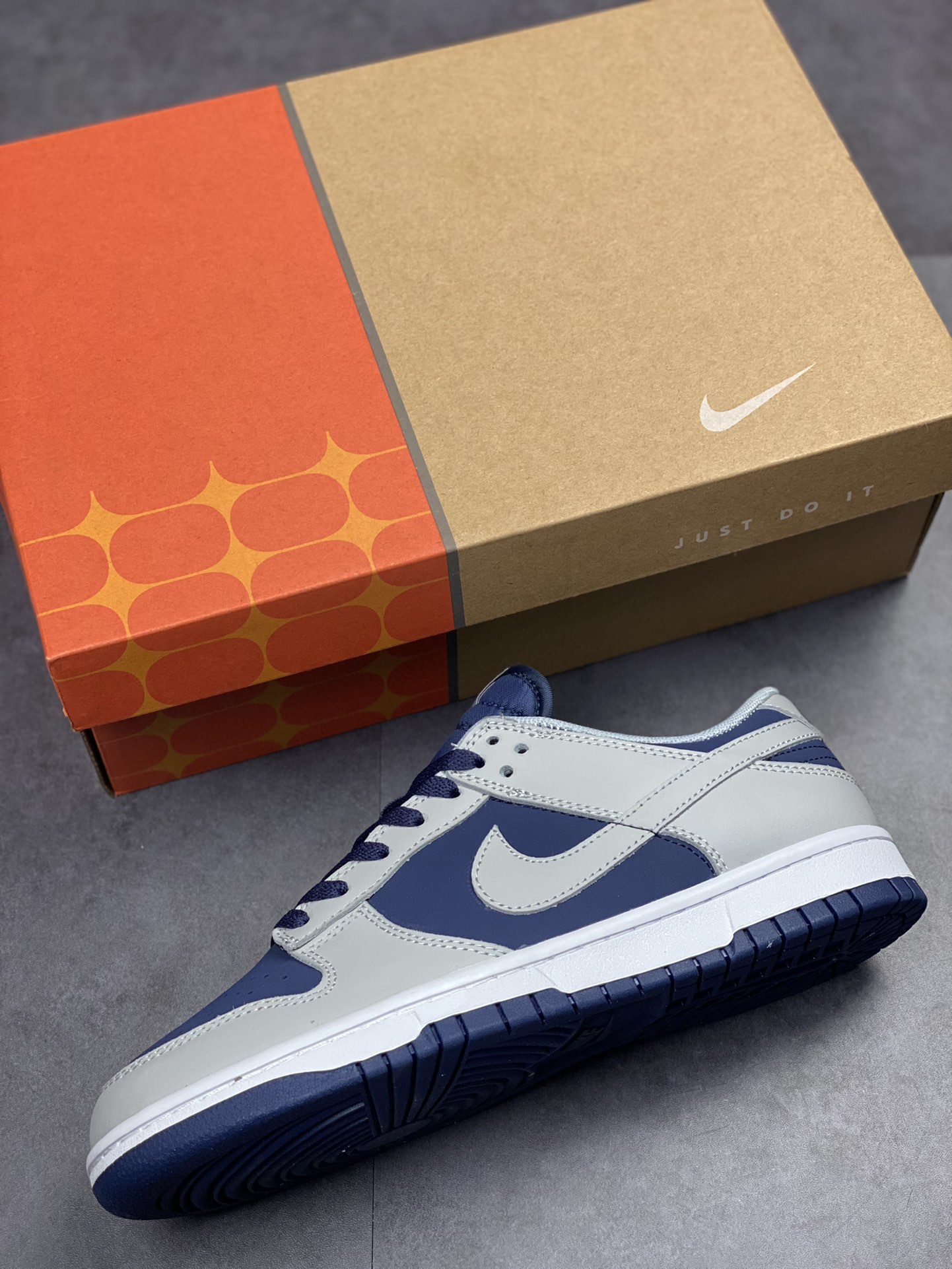 260 Nike SB Dunk Low 拼接烟灰海军蓝 630358-401