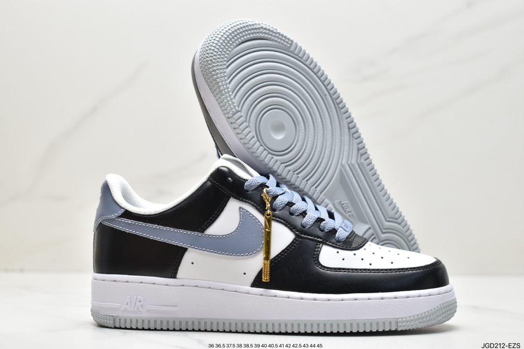 Nike Air Force 1 Low 白黑灰 空军一号FD9065-100