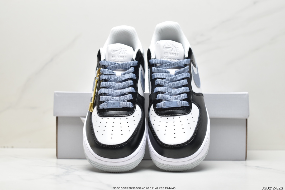 Nike Air Force 1 Low 白黑灰 空军一号FD9065-100
