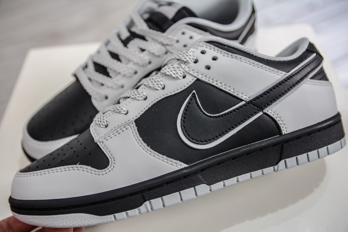 300 原装定制 Nike SB Dunk Low 灰猫反光 低帮休闲板鞋DD9606-363