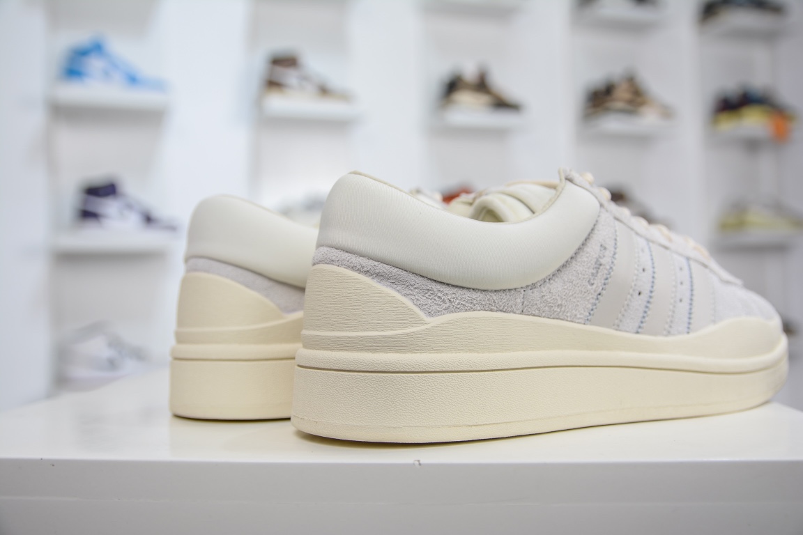 Ad bad bunny x adidas Campus rice white sneakers FZ5823