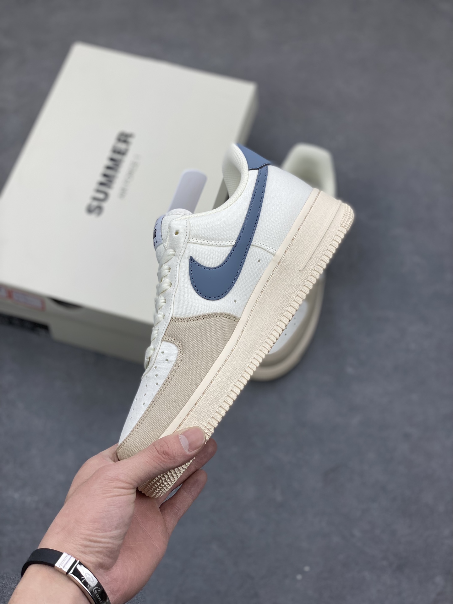 Nike Air Force 1 '07 Retro Blue Canvas Low-Top Sneakers - Limited Edition 4 i1679944075 4897 2