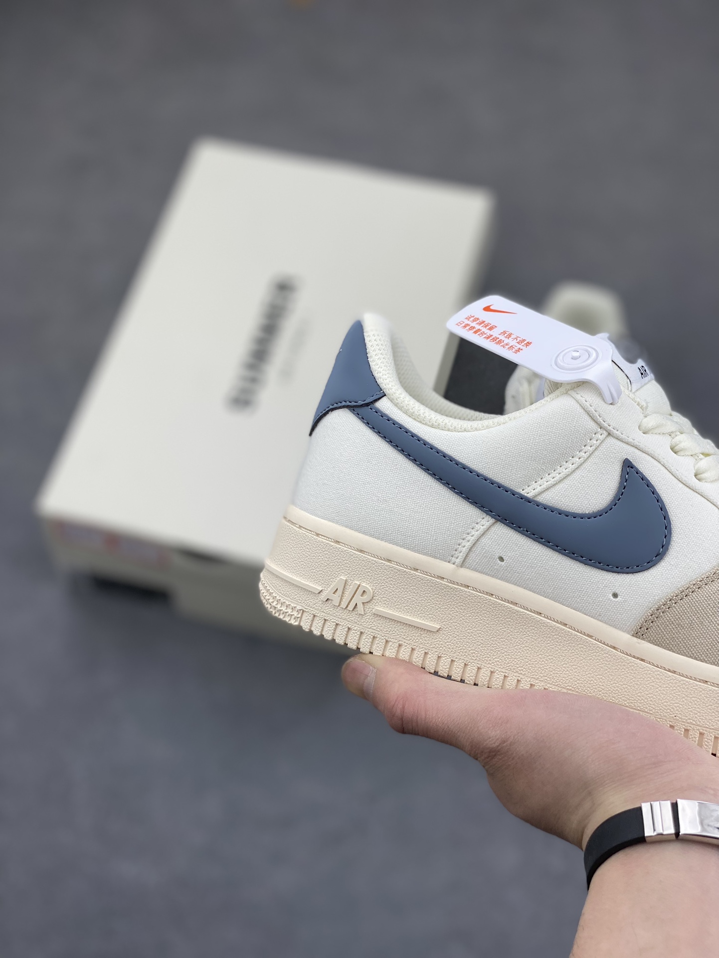 Nike Air Force 1 '07 Retro Blue Canvas Low-Top Sneakers - Limited Edition 6 i1679944075 8663 4