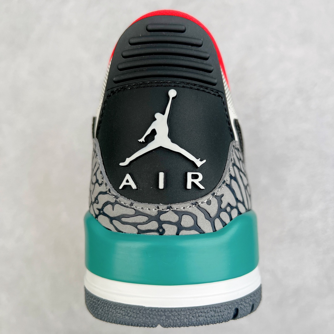 图片[8]-💰220 ＃KZ神版 Air Jordan Legacy AJ312 Low 低帮复古篮球鞋 白卡其 DZ2762-101 市场最强独一档产物 全套原纸板楦头开发 原厂大底磨具加持立体防滑纹理 原档数据后跟TPU子母扣魔术贴 原装可视Air Sole气垫 原汁原味最完美的312代版型 唯一正确鞋头趴度弧度高度鞋身腰线 进口港宝加持 后跟自然饱满 全鞋荧光划线卡点 追求极致完美 每一双都是工艺品 多重QC质检 超越公司货的品控标准 实实在在的免检产品 鞋身采用了皮革材质打造 横跨鞋面的魔术贴十分吸睛 侧面的Swoosh Logo的一部分被鞋面遮挡了一部分 颇具玩味 魔术贴上标有NK标识 而鞋舌上是Jordan的经典红色飞翼Logo 后跟和鞋底均采用了AJ3的设计 后跟上同样也使用了经典的爆裂纹图案 SIZE：36 36.5 37.5 38 38.5 39 40 40.5 41 42 42.5 43 44 44.5 45 46 47.5 编码：by2936090-运动鞋