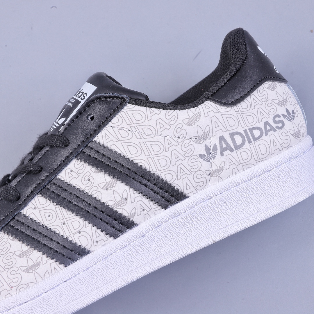 Adidas Originals Superstar ”White/Black 3M” Classic Shell Toe Series GW7254