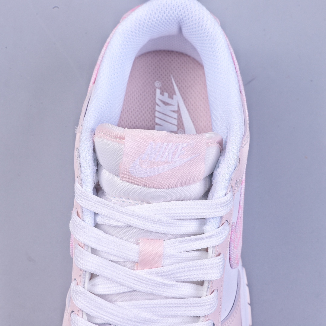 200 Nike Dunk Low ”Pink Paisley” 樱花粉 SB低帮运动休闲板鞋 FD1449-100