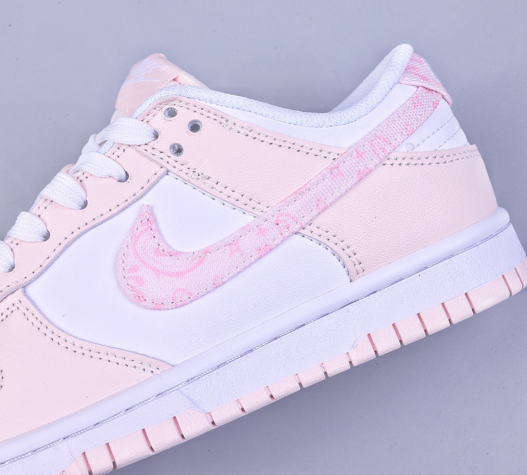 200 Nike Dunk Low ”Pink Paisley” 樱花粉 SB低帮运动休闲板鞋 FD1449-100