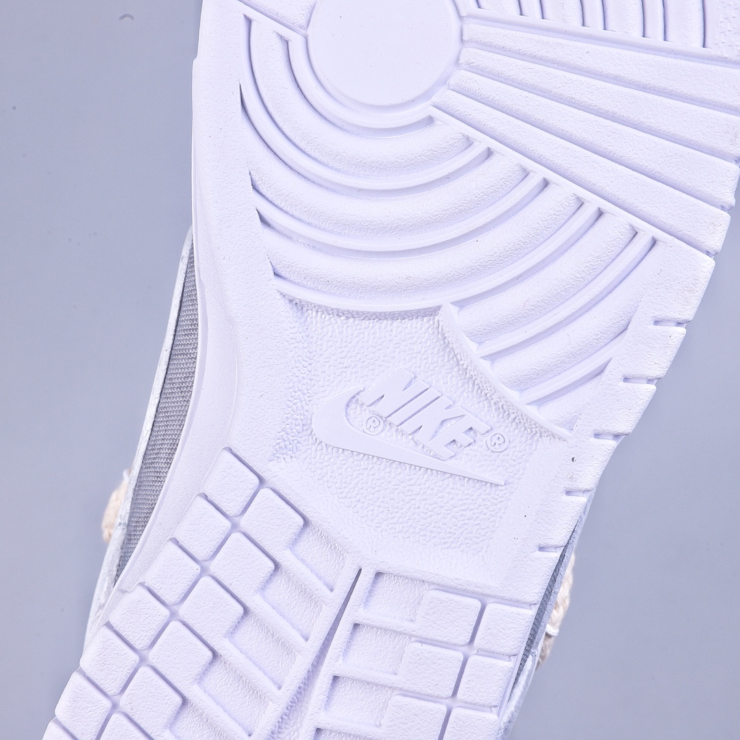 280 Nike Dunk Low ESS 反转腰果花 定制版解构绑带休闲板鞋 DJ9955-100