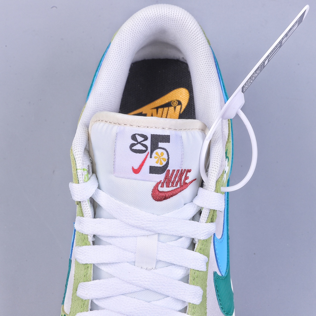 CS version DUNK printed double hook 85 series fresh green white green NIKE DUNK SB LOW customized color DO9457-125