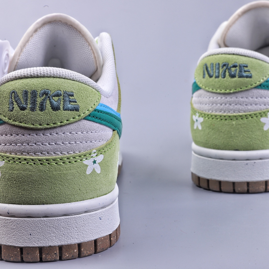 CS version DUNK printed double hook 85 series fresh green white green NIKE DUNK SB LOW customized color DO9457-125