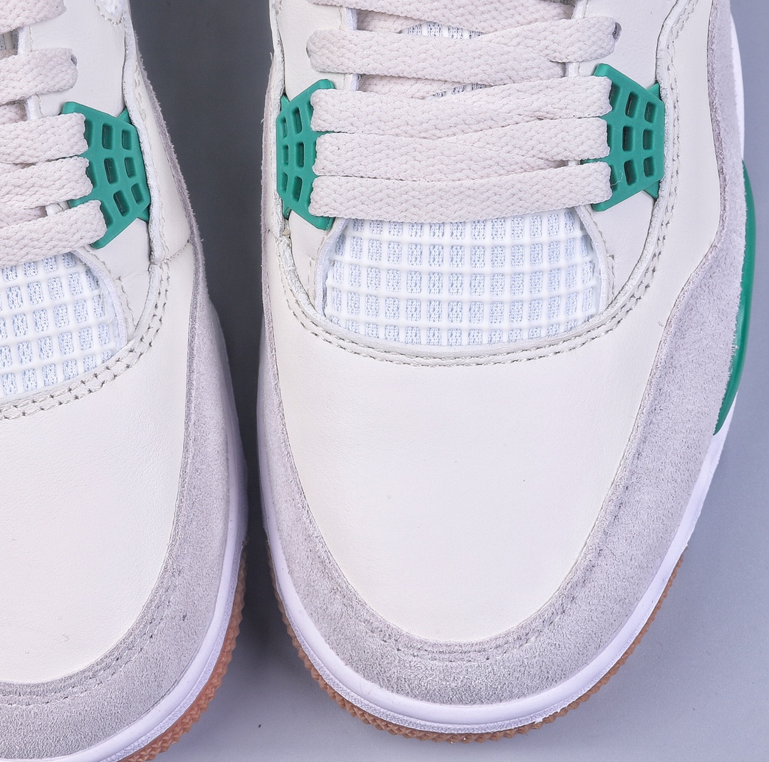 380 LL版Nk SB x Air Jordan 4 ”Pine Green” AJ4 乔4联名白绿 DR5415-103