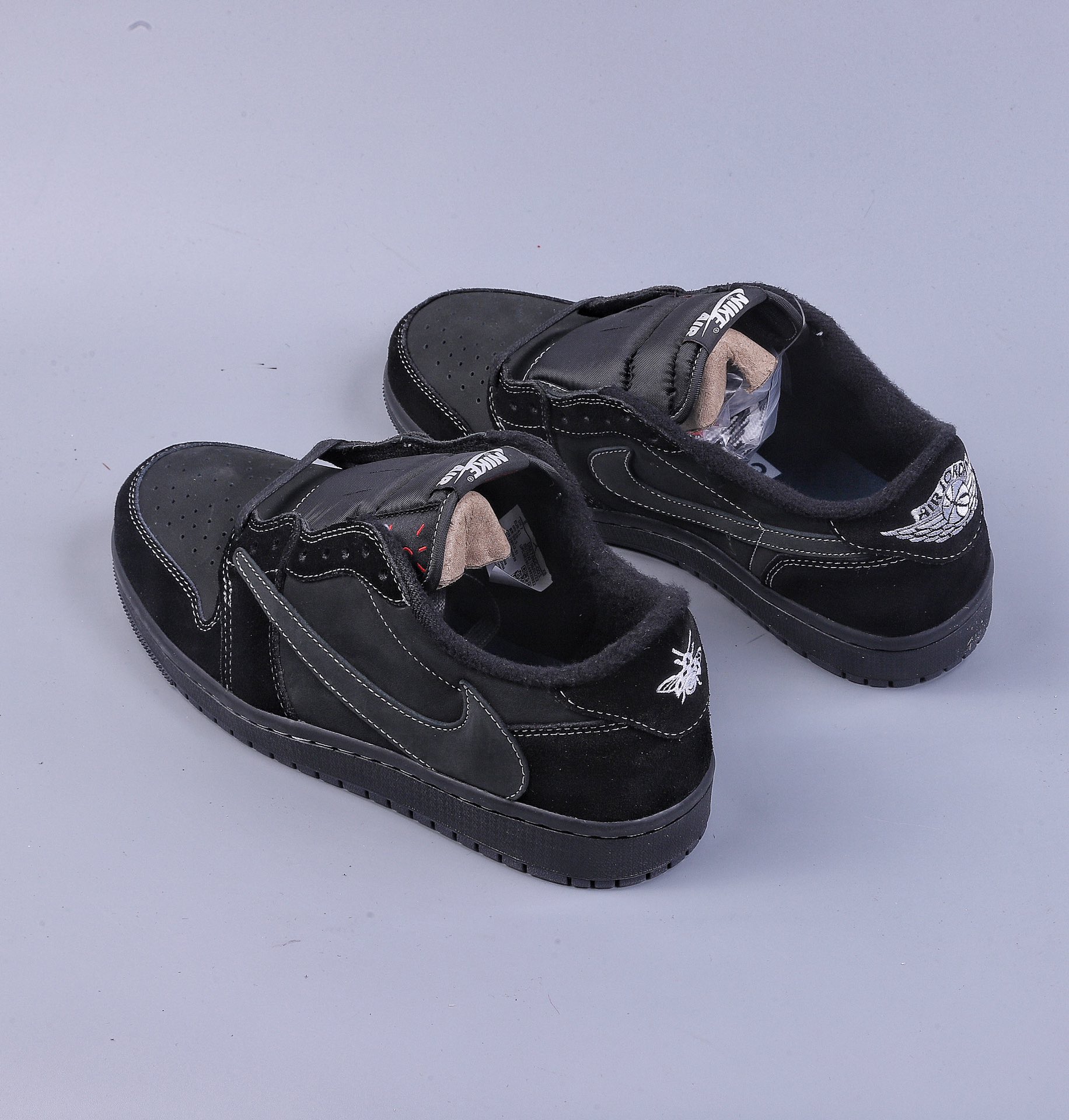 350 LL版Travis Scott x Air Jordan AJ1 Low OG TS联名黑武士倒钩4.0低帮 DM7866-001