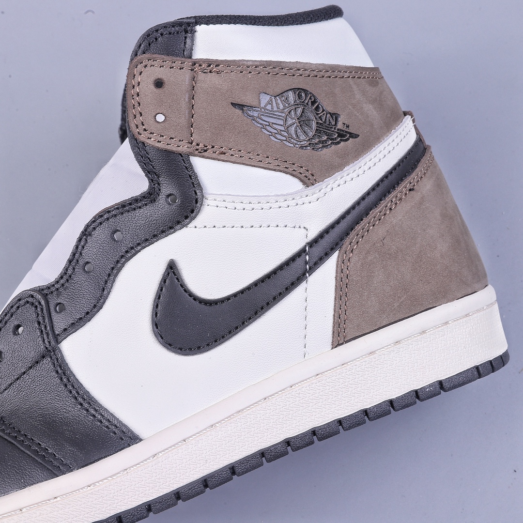 350 LL版Air Jordan AJ1 Retro High 黑摩卡小倒钩 555088-105
