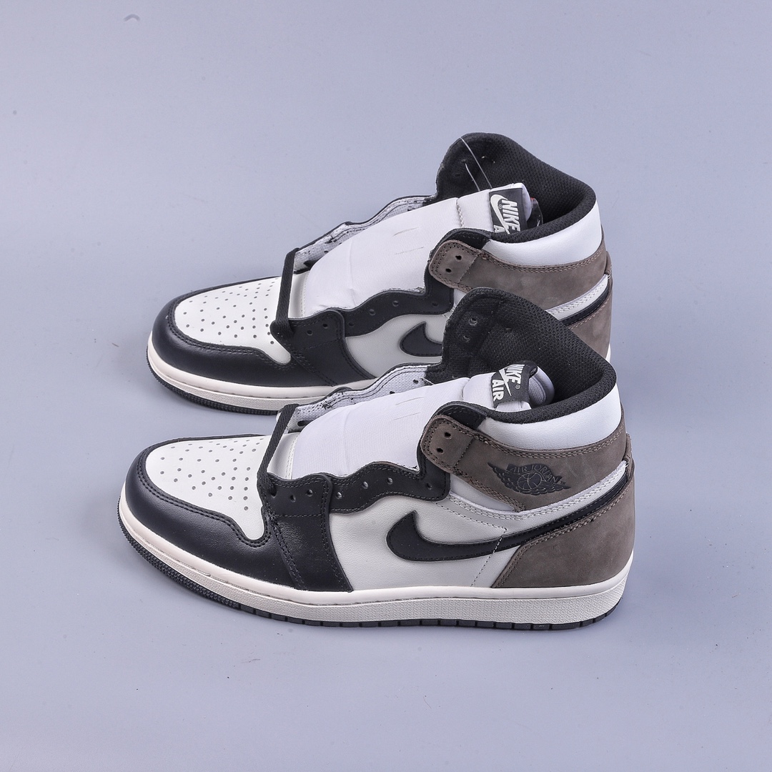350 LL版Air Jordan AJ1 Retro High 黑摩卡小倒钩 555088-105