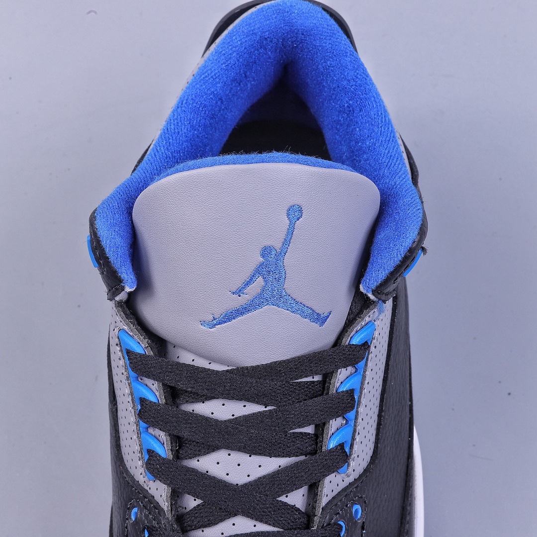 260 R版Nike Air Jordan 3 Retro”Sport Blue”迈克尔·乔丹AJ3代中帮136064-007