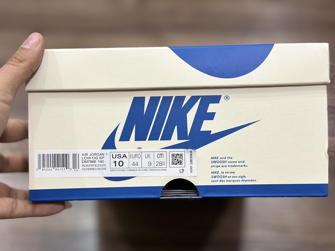 480 Travis Scott × Jordan Air Jordan 1 Low OG SP 蓝白闪电倒钩  DM7866-140