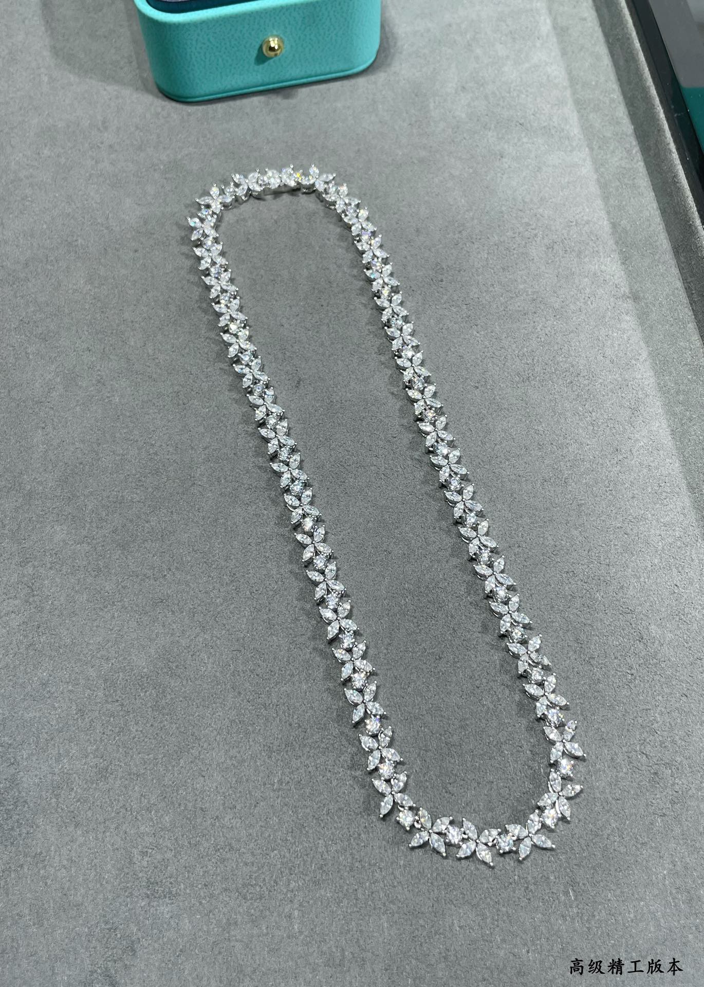   9️⃣2️⃣5️⃣000-1060高级精工版本 蒂芙尼满钻马眼项链（长度40.42cm）💎💎名媛奢华