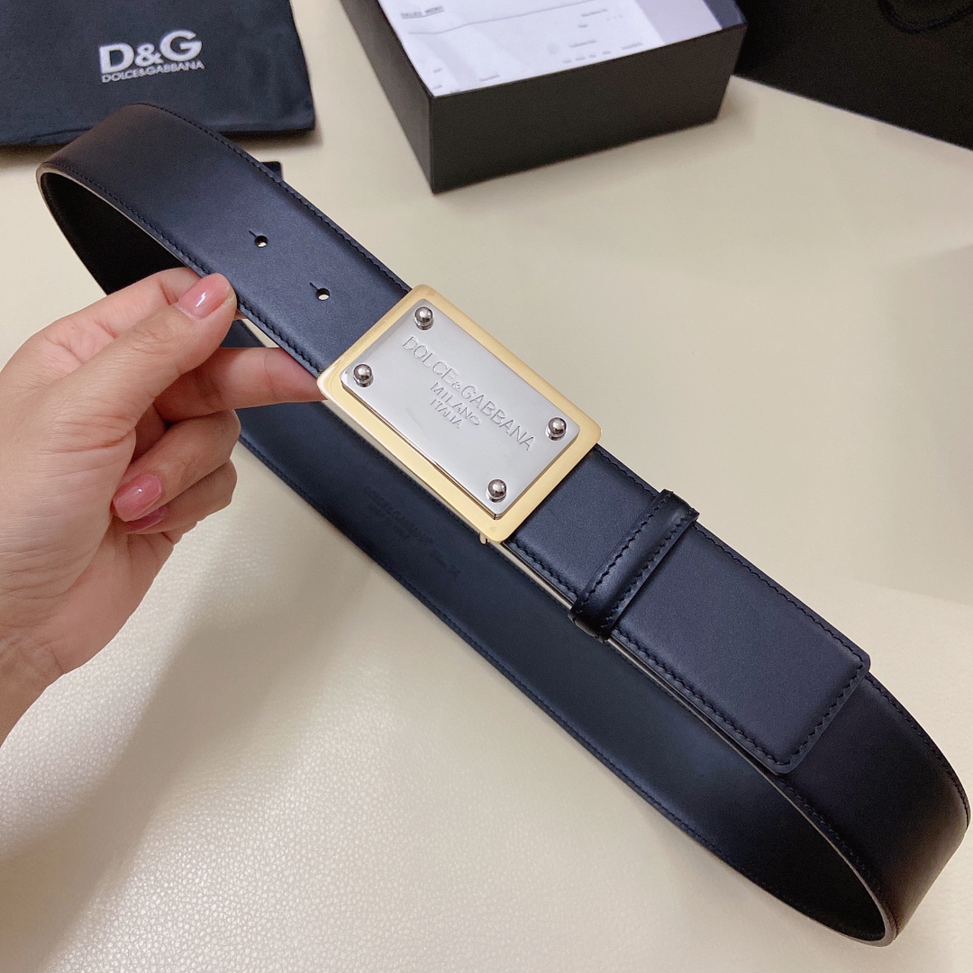 D&G杜嘉班纳官网新款.双面头层小牛