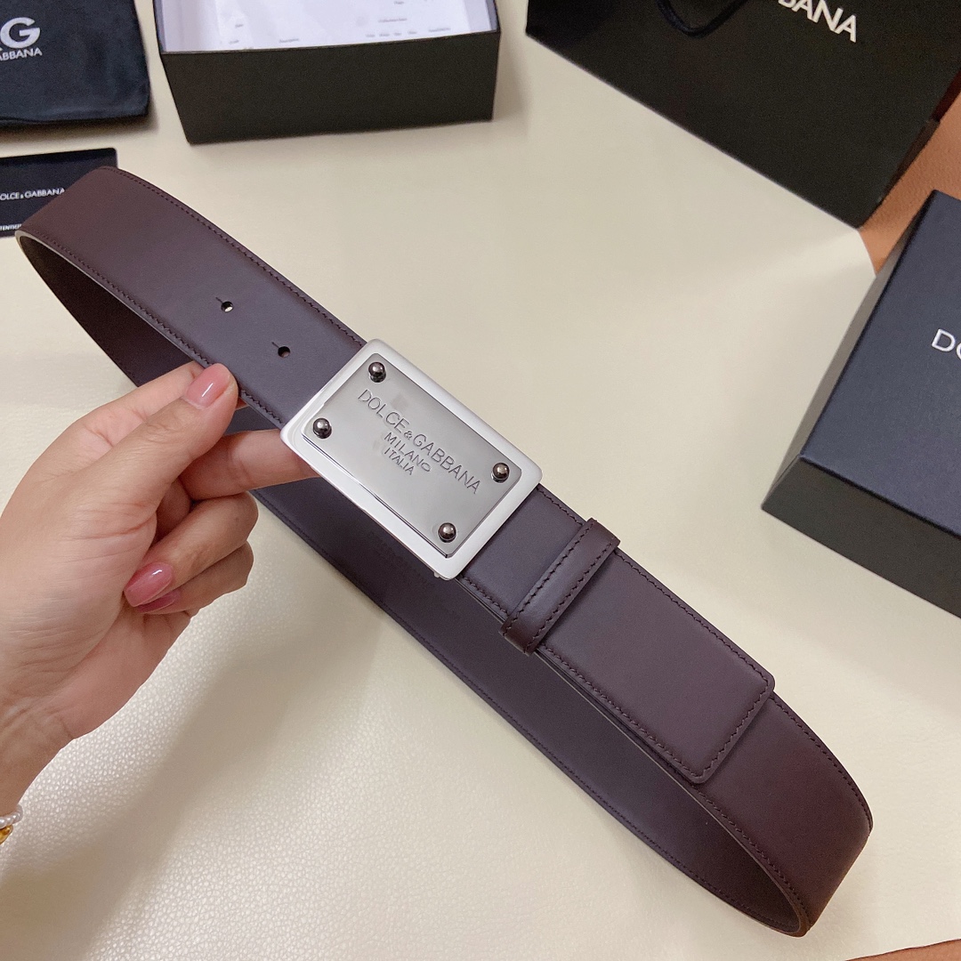D&G杜嘉班纳官网新款.双面头层小牛