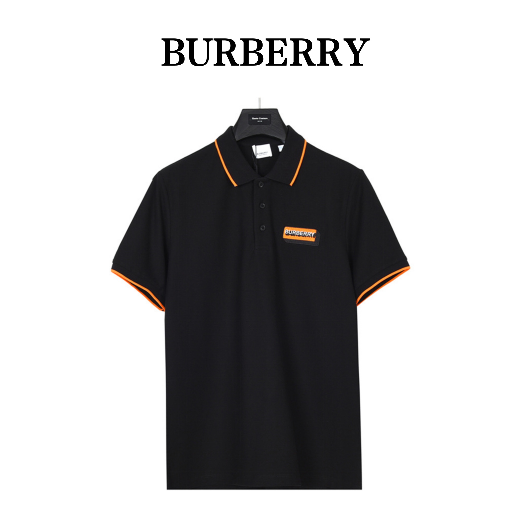 190 Burberry/巴宝莉 24ss刺绣徽章polo短袖